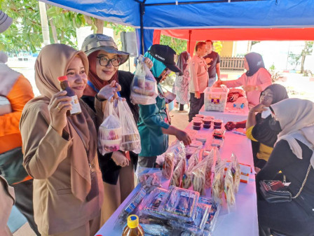 Warga Pulau Harapan Ramaikan Bazar Kota/Kabupaten 
