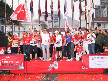 At the opening of the BTN Jakarta Run 2023, Acting Governor encourages sports tourism, appreciates the participation of international participants