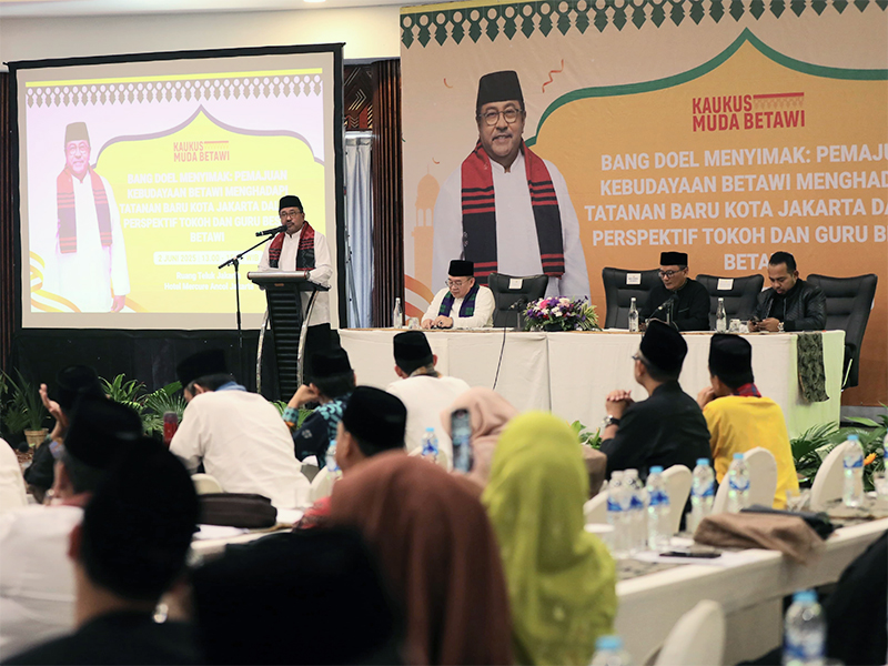  Rano Dorong Masyarakat Betawi Segera Bentuk Lembaga Adat