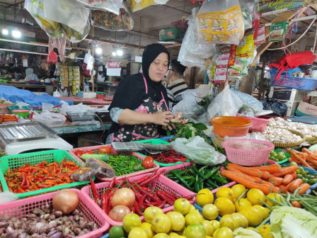 Harga Kebutuhan Pokok Di Pasar Pademangan Timur Berangsur Menurun 