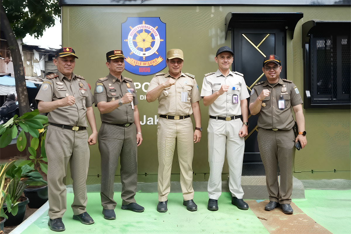 Satpol PP Tebet disiagakan di Taman Manggarai, Jakarta Selatan
