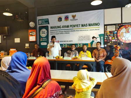 Baznas Bazis DKI Launching Warung Bagii Piring di Jakarta Barat