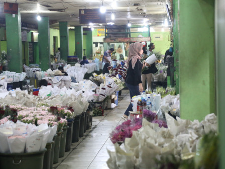 Omzet Bazar Bunga Potong di Pasar Bunga Rawa Belong Tembus 1 Miliar Rupiah 
