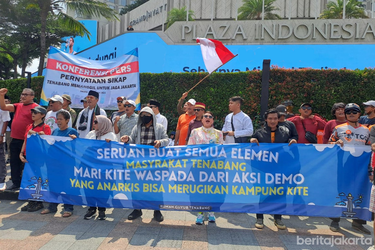 Tokoh masyarakat Tanah Abang gelar deklarasi damai di Bundaran HI