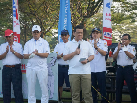 Wagub Ariza Membuka Apindo Golf Charity Tournament 2022