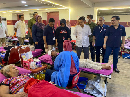 Donor Darah Ramadan PMI Jakut Berhasil Kumpulkan 1.013 Kantong Darah 