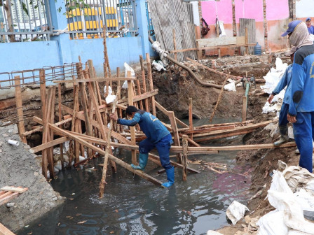 Pembangunan Dua Embung dan Lima Kolam Olakan di Jakpus Dikebut