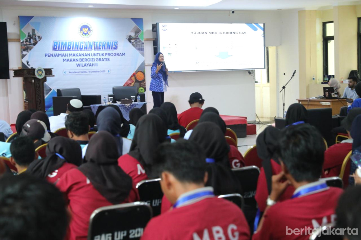 Ratusan Penyedia Makanan SPPG di Kepulauan Seribu mengikuti edukasi Keamanan Pangan