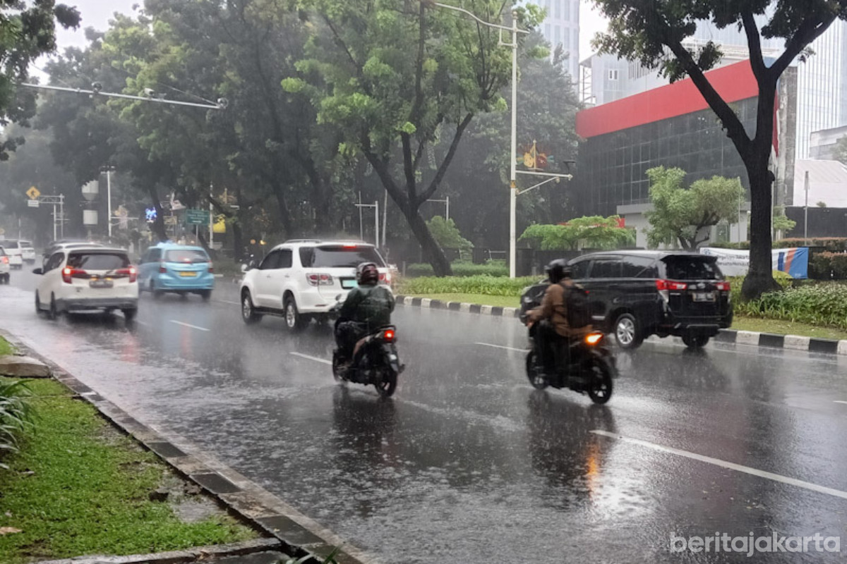 Hujan Guyur Jakarta 