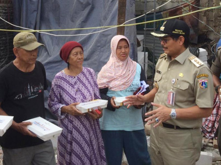 300 Boks Makanan Dapur Qurban Didistribusikan ke Warga Korban Kebakaran di Manggarai