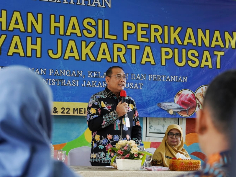 Sudin KPKP Jakpus Gelar Pelatihan Pengolahan Perikanan di RPTRA Borobudur