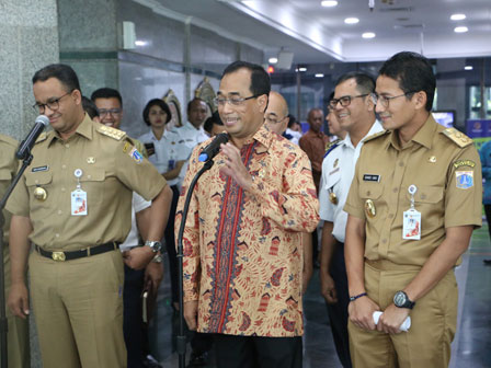 DKI dan Kemenhub Sepakat Bentuk Tim Penataan Sistem Transportasi 