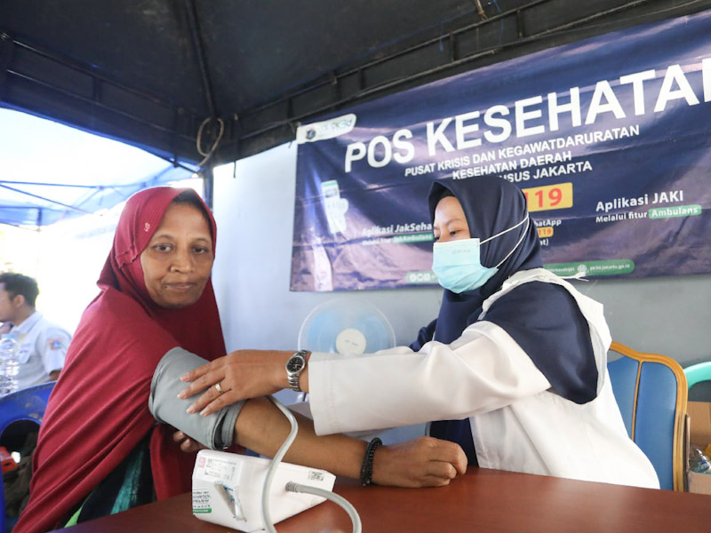 Penyintas Kebakaran Duri Utara Memanfaatkan Layanan Kesehatan 