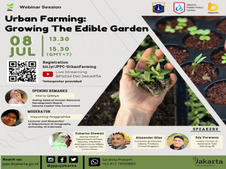 BPSDM DKI Adakan Webinar Urban Farming 