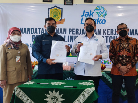 PT JakLingko Indonesia Jalin Kerja Sama Program Link and Match Dengan SMK Muhammadiyah 4 