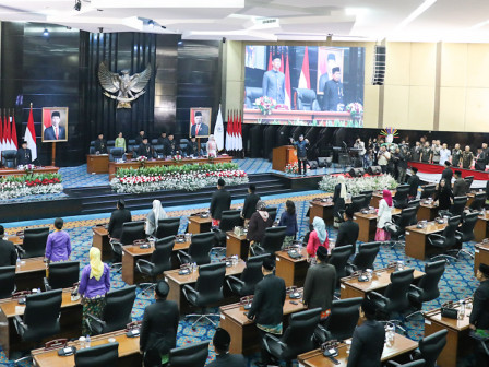 Ini Kemeriahan Rapat Paripurna DPRD Peringati HUT ke 496 Kota Jakarta