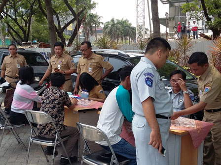  265 Kendaraan Terjaring Razia Gabungan di Pluit 