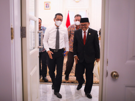 Syarif Anggota DPRD DKI Jakarta Kunjungi PJ Gubernur