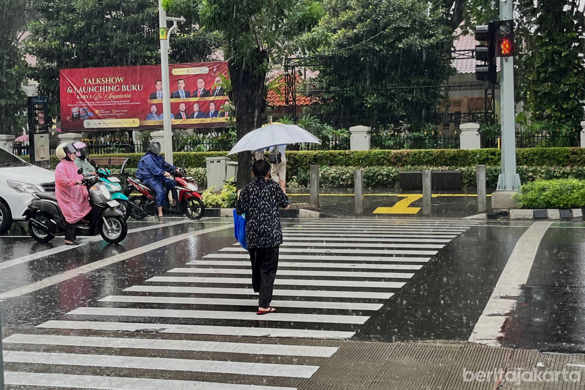 Sedia Payung, Jakarta Diprakirakan Hujan Sepanjang hari 
