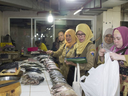 Sudin KPKP Jaksel Periksa Lima Pasar Dari Zat Berbahaya