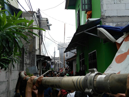 1 Orang Tewas Saat Kebakaran di Tanah Abang 