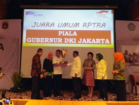 Jakarta Utara Menjadi Juara Umum Gebyar RPTRA 