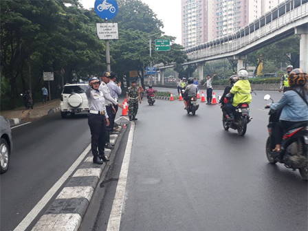 Sudinhub Jakpus Gelar Gita Kawasan Tertib Lancar di Jalan Letjen Suprapto