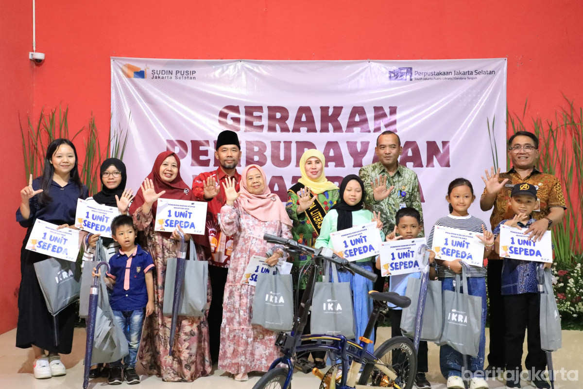 Sudin Pusip Jaksel Berikan Penghargaan Peserta Terbaik IKRA I 