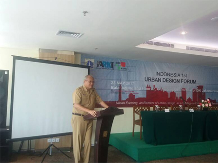 Deputi Gubernur Bidang Tata Ruang dan Lingkungan Hidup resmikan seminar Urban Farming