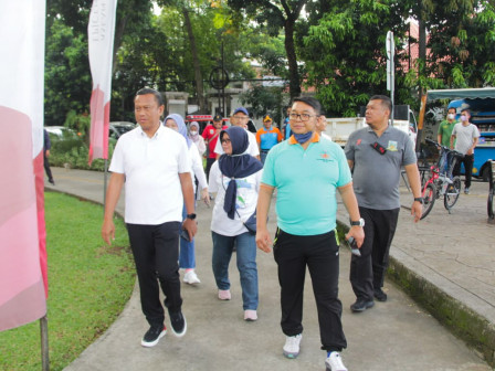 Walkot Jaksel Minitoring HBKB di Jalan Sisingamangaraja 