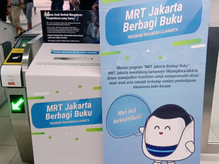  Pojok Baca Digital Akan Dipasang di Stasiun MRT Tahun Depan