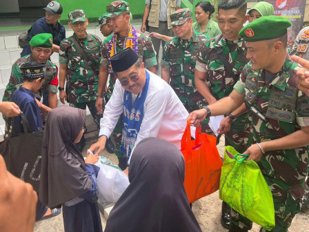  10 Anak Yatim Pulau Panggang Terima Santunan 