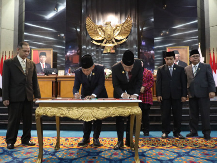 Pakta Integritas RAPBD-P 2023 dan RAPBD 2024 DKI Jakarta Ditandatangani
