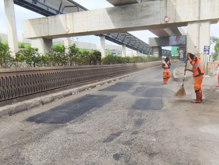 Tujuh Titik Jalan Rusak di RA Kartini Telah Diperbaiki 
