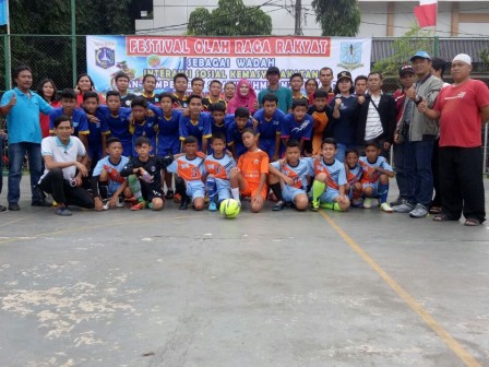 23 Tim Futsal Berlaga di Festival Olahraga Kelurahan Rawa Bunga
