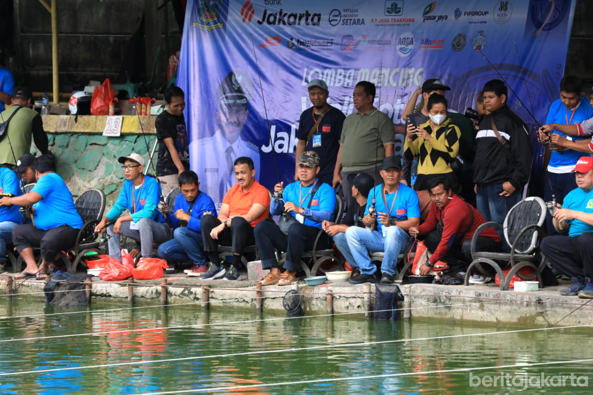 M. Akbar menghadiri Lomba Mancing Piala Wali Kota Jakarta Selatan 2025