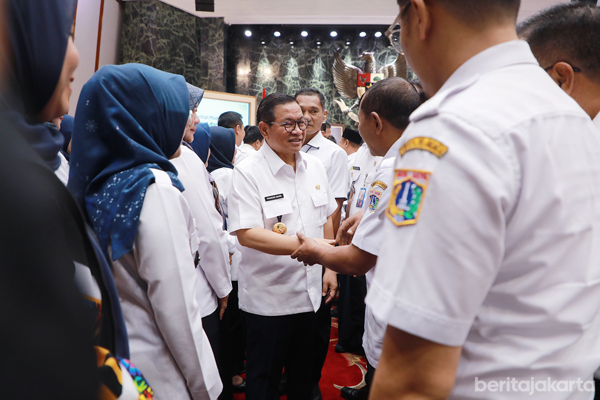 Pramono ajak Camat-Lurah perkuat Sinergi Jaga Jakarta