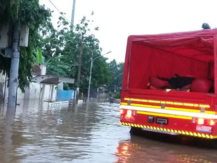 Sejumlah Permukiman Warga di Jaktim Kembali Tergenang