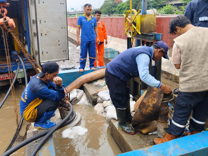 Unit Pompa, Genangan, Jalan RE Martadinata