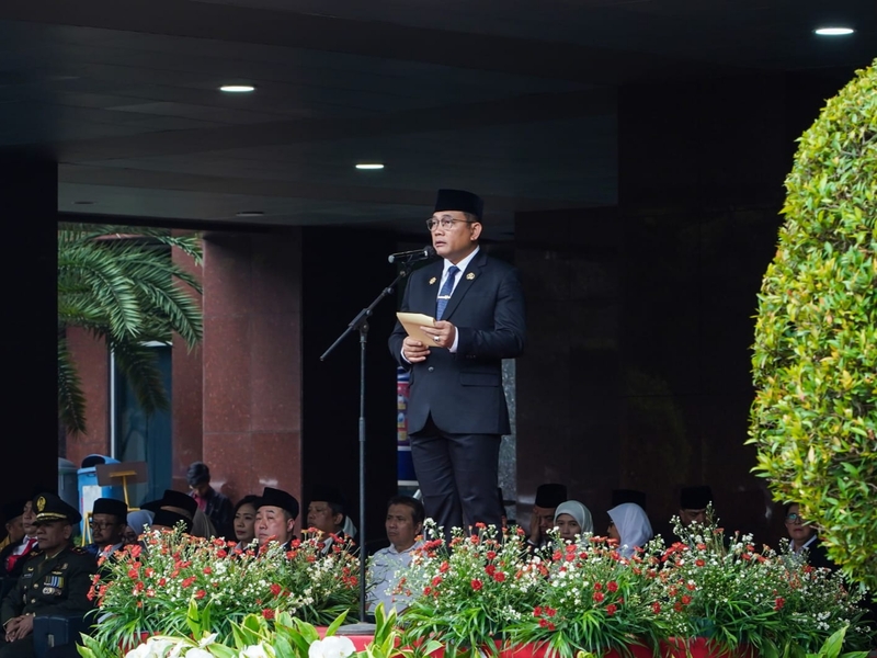 Wali Kota Jakpus Pimpin Upacara Peringatan Hari Lahir Pancasila