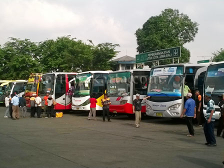 Terminal Pulogadung Siapkan 5 Jalur Cadangan