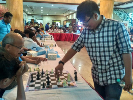  Puluhan Pelajar Jajal Master Catur di FORST Jakarta Utara	