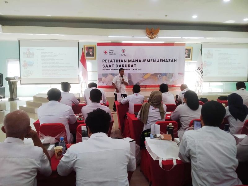 Pelatihan, Manajemen, Jenazah, Pusdiklat, PMI Jaktim