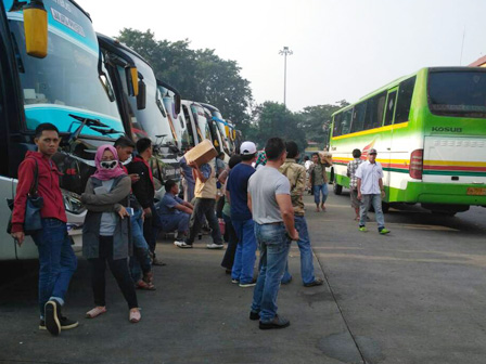 Usai Libur Panjang, 11.337 Pemudik Tiba di Terminal Kampung Rambutan