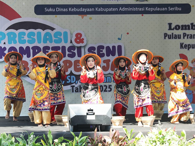 Apresiasi dan Kompetisi Seni Pelajar di Kepulauan Seribu Diikuti 44 Grup