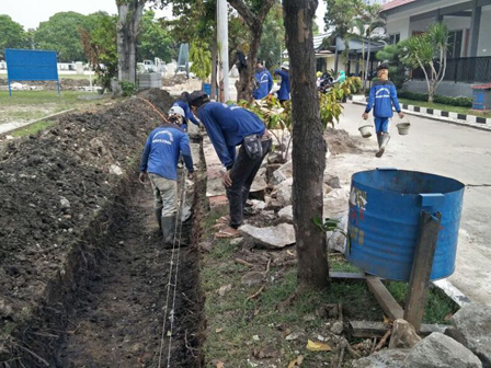 Sudin SDA Jakut Bangun Saluran Air di Kompleks Kodamar