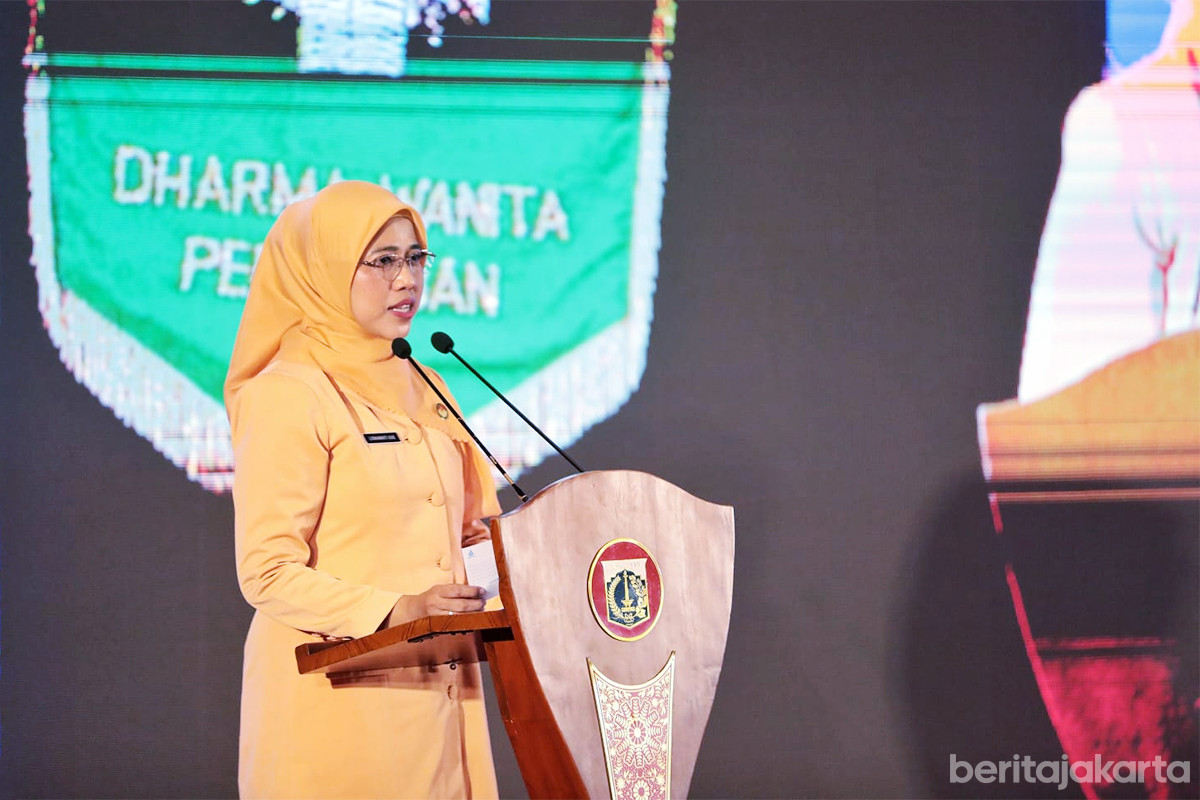 Ketua DWP Provinsi DKI Jakarta, Lisnawati Uus