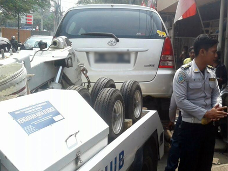 38 Kendaraan Bermotor di Jalan Kedoya Terjaring Operasi BTT