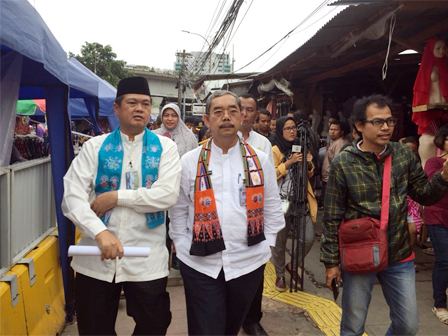 Wali Kota Jakpus dan Kadishub Tinjau Tanah Abang