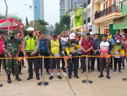 Pemkot Jakbar Resmikan Jalan Tembus Puri Wangi